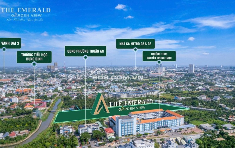 Bước vào chuẩn sống nghỉ dưỡng tại The Emerald Garden View” chỉ từ 35tr/m² ngay trung tâm Thuận An.